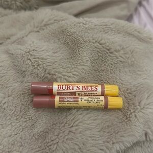 NEW Burt’s Bees Lip Shimmer Peony x2